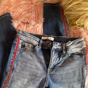 • KanCan Red Trim Jeans •